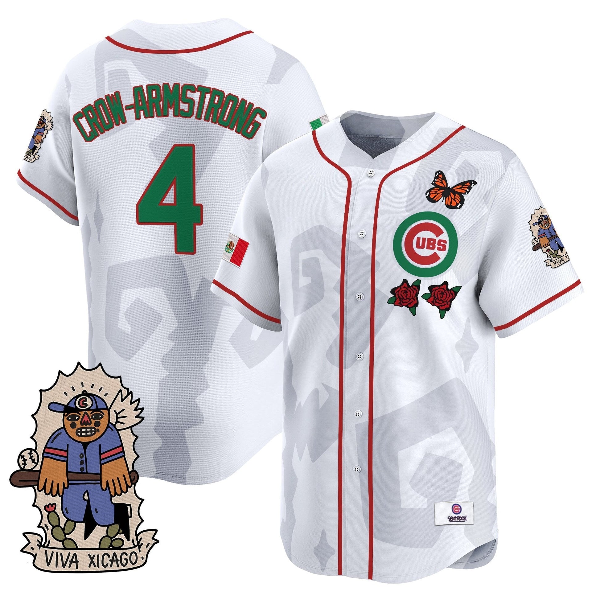Men's 2025 Chicago Cubs Mexican Heritage Vapor Premier Limited Jersey - Stitched
