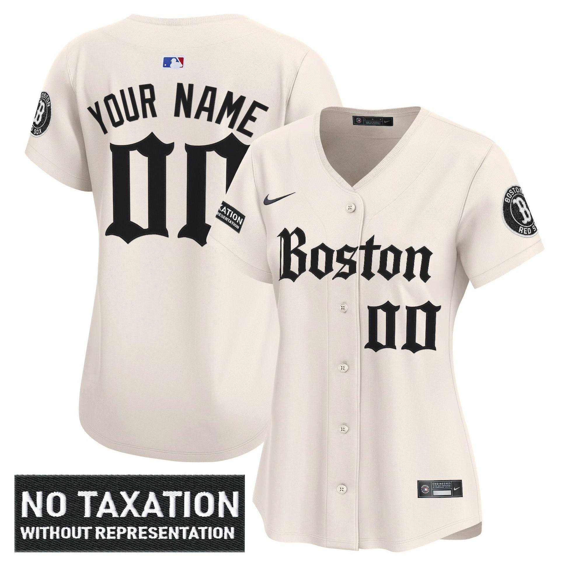 Boston Red Sox 'Retro Newspaper Edition' Vapor Premier Limited Custom Jersey - All Stitched