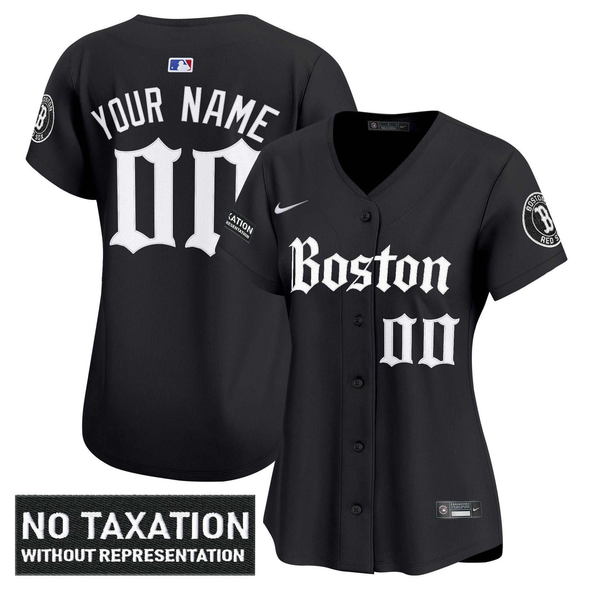 Boston Red Sox 'Retro Newspaper Edition' Vapor Premier Limited Custom Jersey - All Stitched