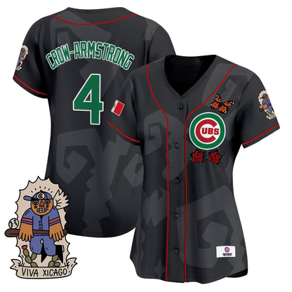 Women's 2025 Chicago Cubs Mexican Heritage Vapor Premier Limited Jersey - Stitched