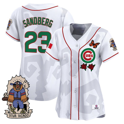 Women's 2025 Chicago Cubs Mexican Heritage Vapor Premier Limited Jersey - Stitched