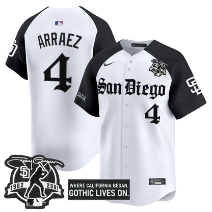 Men's San Diego Padres 'Gothic Edition' Vapor Premier Limited Jersey - All Stitched