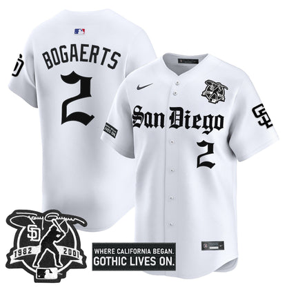 Men's San Diego Padres 'Gothic Edition' Vapor Premier Limited Jersey - All Stitched