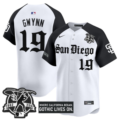 Men's San Diego Padres 'Gothic Edition' Vapor Premier Limited Jersey - All Stitched