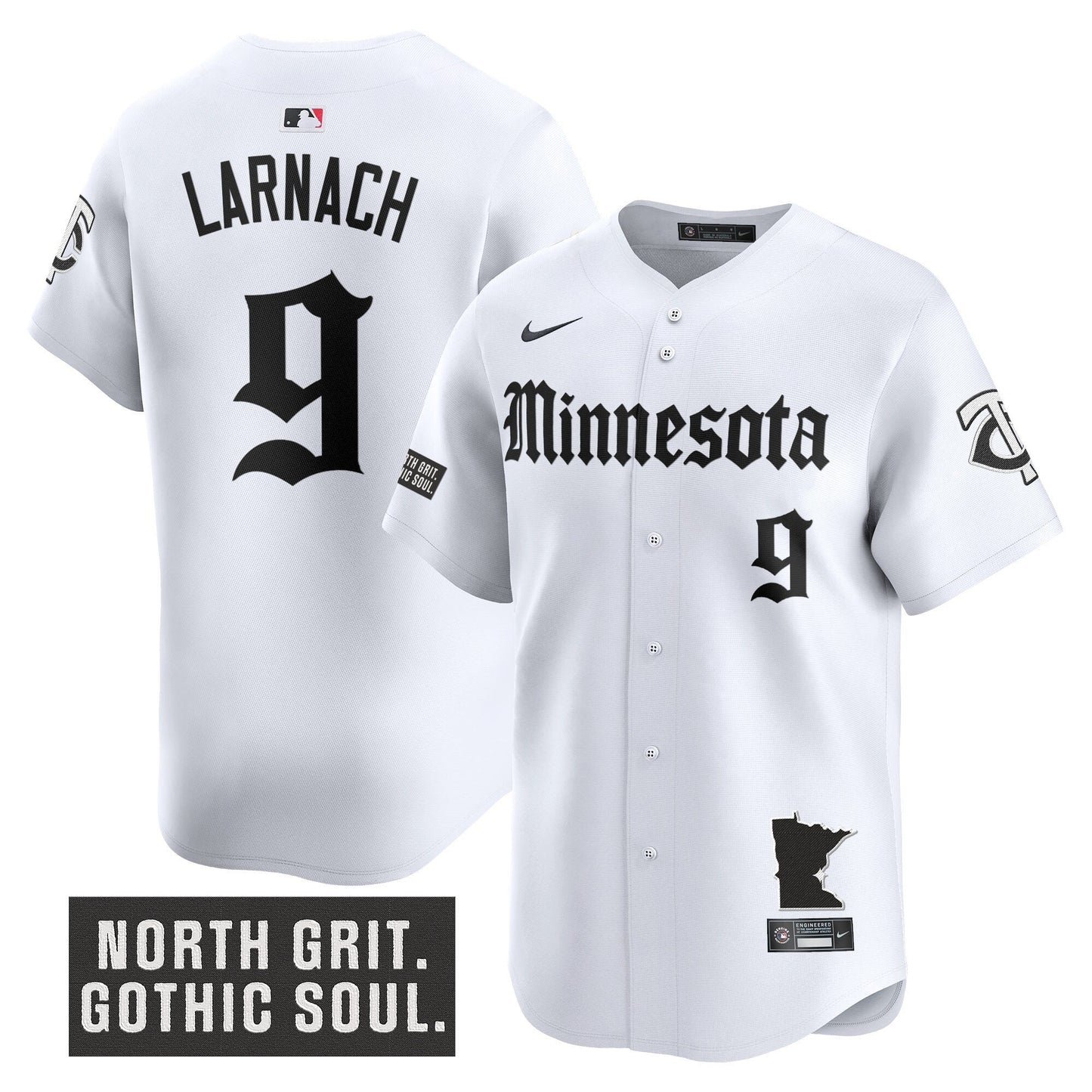 Men's Minnesota Twins 'Gothic North Edition' Vapor Premier Limited Jersey - All Stitched