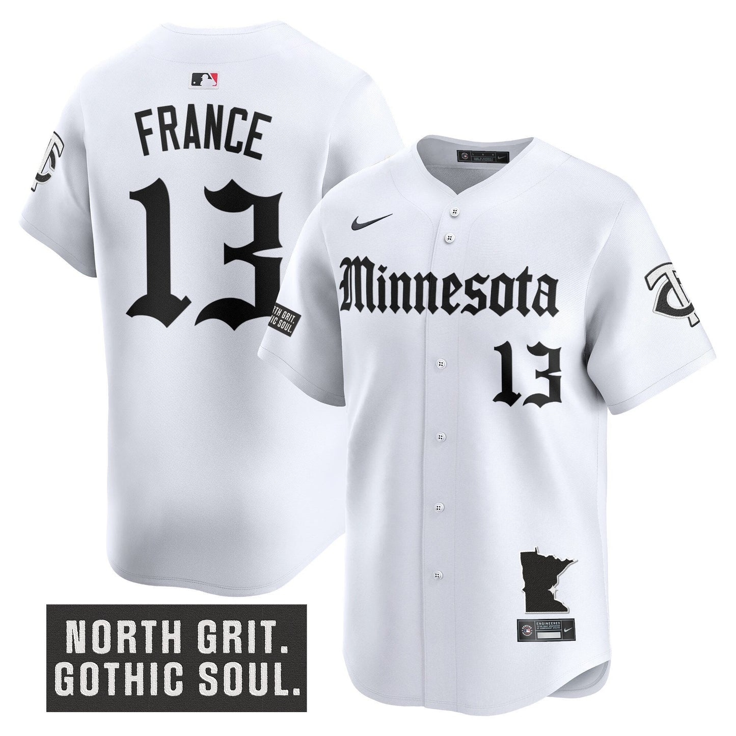 Men's Minnesota Twins 'Gothic North Edition' Vapor Premier Limited Jersey - All Stitched