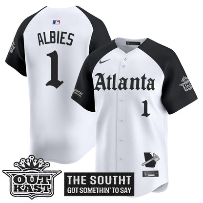 Men's Atlanta Braves 'Gothic South x Outkast Edition' Vapor Premier Limited Jersey - All Stitched