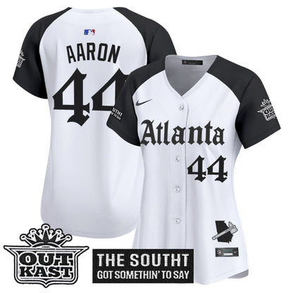 Women's Atlanta Braves 'Gothic South x Outkast Edition' Vapor Premier Limited Jersey - All Stitched
