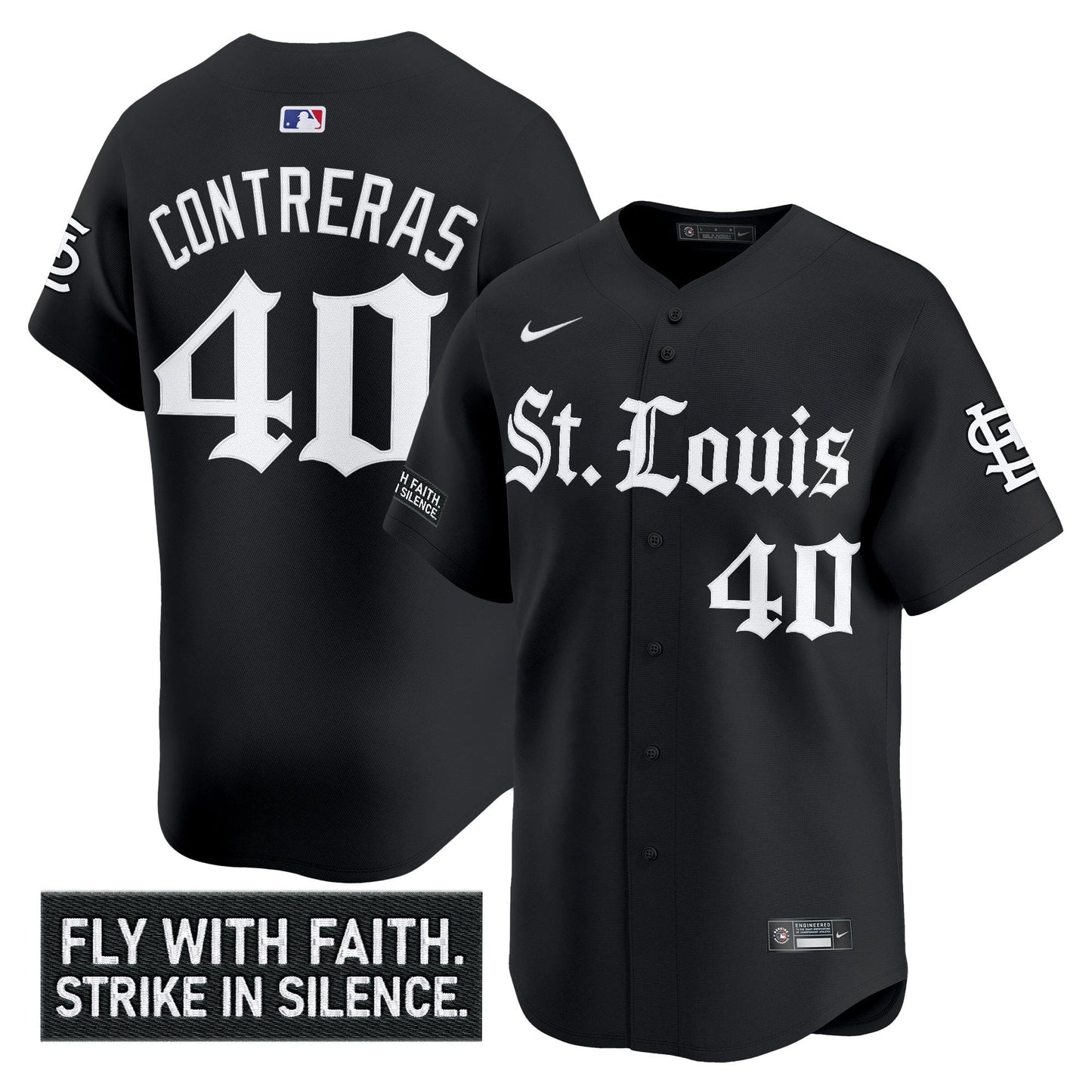 Men's St. Louis Cardinals 'Gothic Legacy Edition' Vapor Premier Limited Jersey - All Stitched