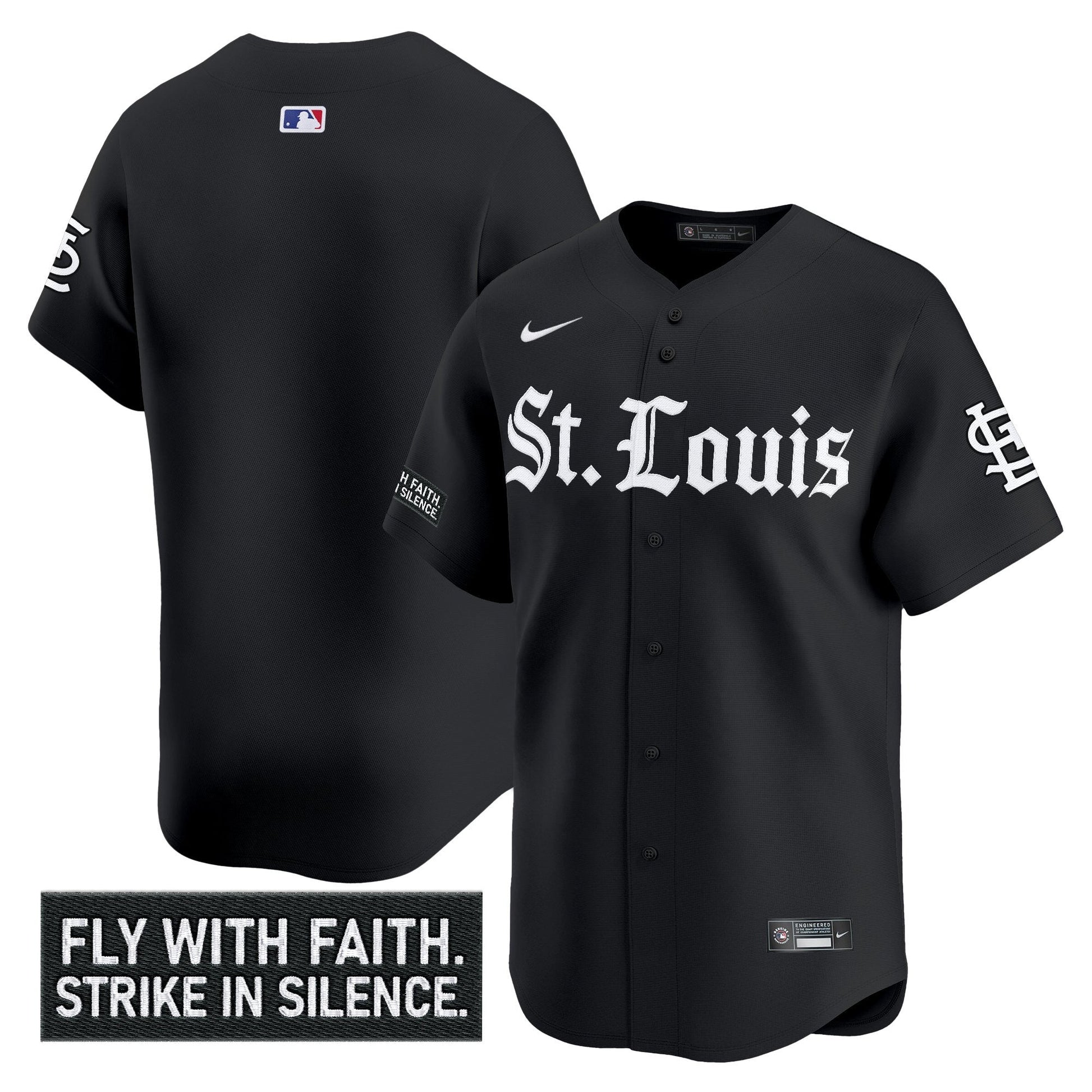 Men's St. Louis Cardinals 'Gothic Legacy Edition' Vapor Premier Limited Jersey - All Stitched