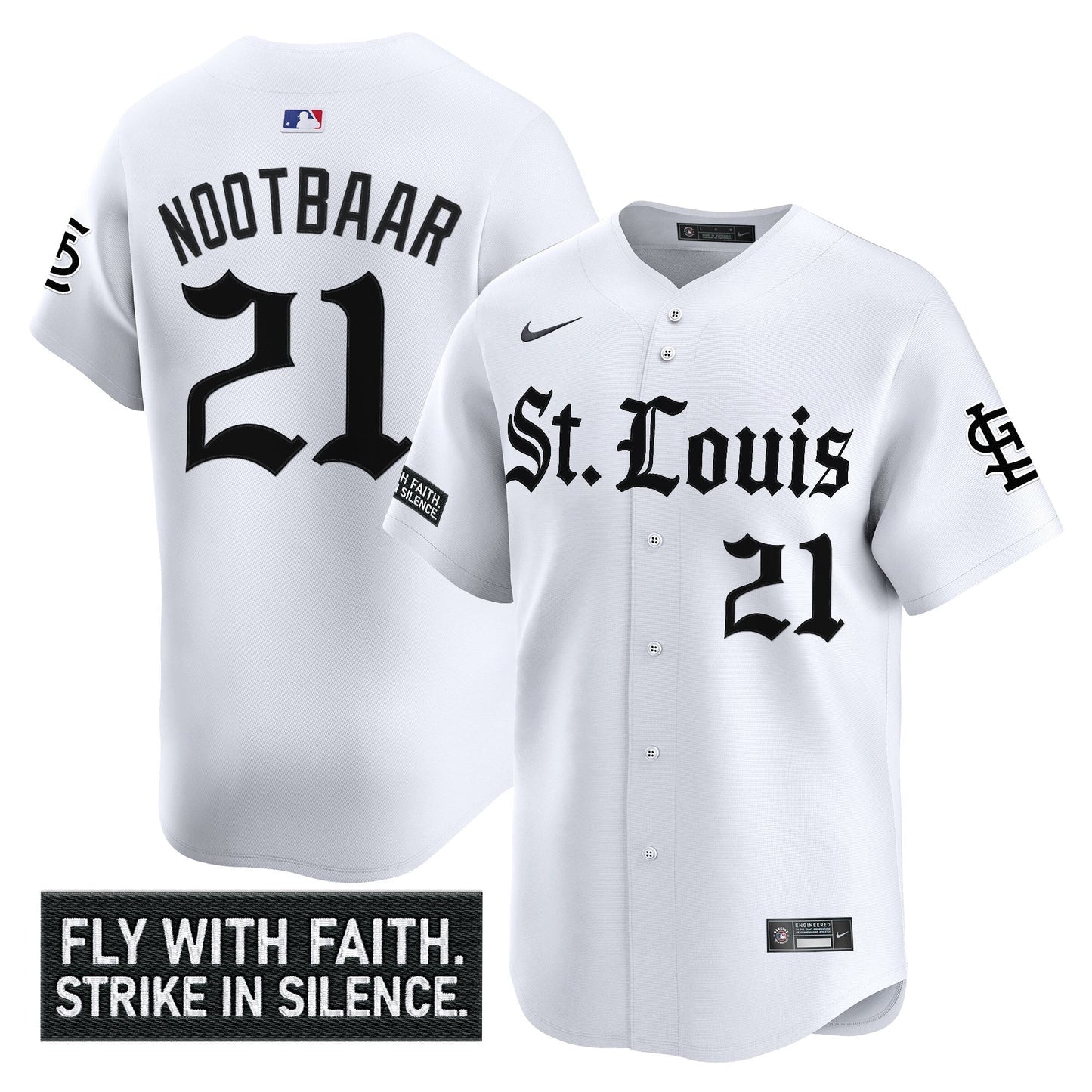 Men's St. Louis Cardinals 'Gothic Legacy Edition' Vapor Premier Limited Jersey - All Stitched