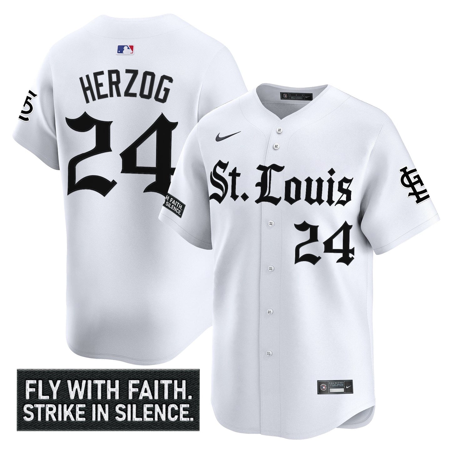 Men's St. Louis Cardinals 'Gothic Legacy Edition' Vapor Premier Limited Jersey - All Stitched