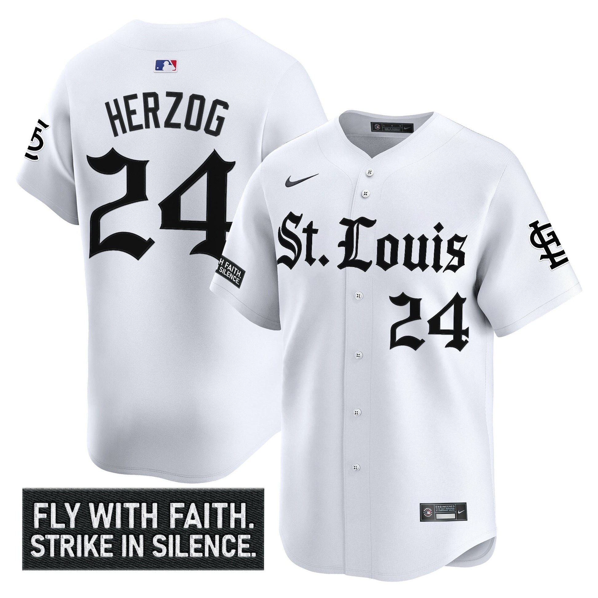 Men's St. Louis Cardinals 'Gothic Legacy Edition' Vapor Premier Limited Jersey - All Stitched