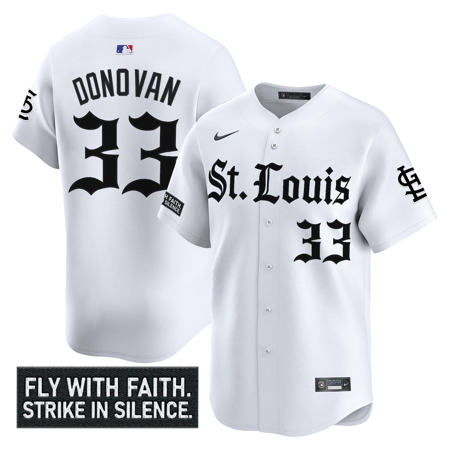 Men's St. Louis Cardinals 'Gothic Legacy Edition' Vapor Premier Limited Jersey - All Stitched