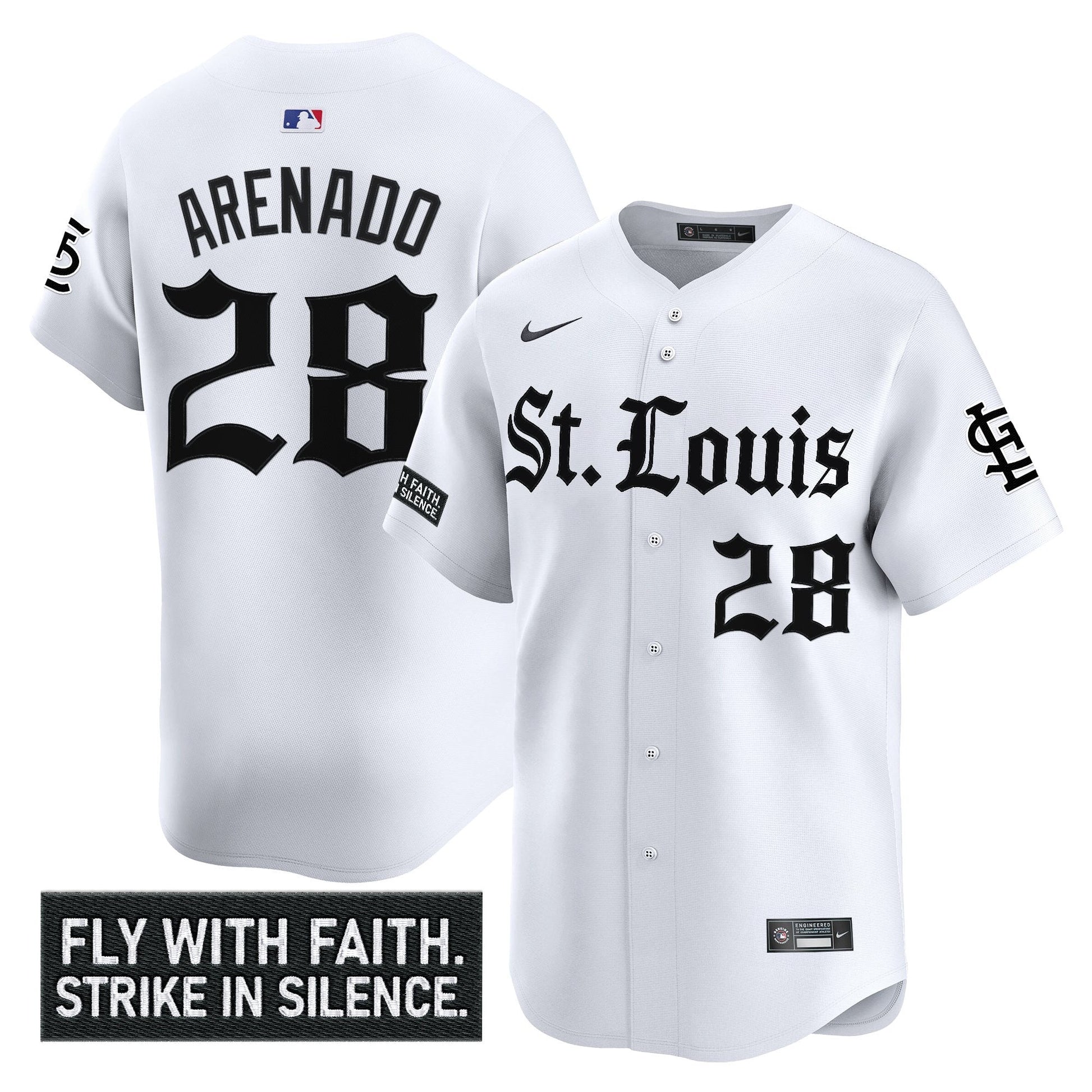 Men's St. Louis Cardinals 'Gothic Legacy Edition' Vapor Premier Limited Jersey - All Stitched