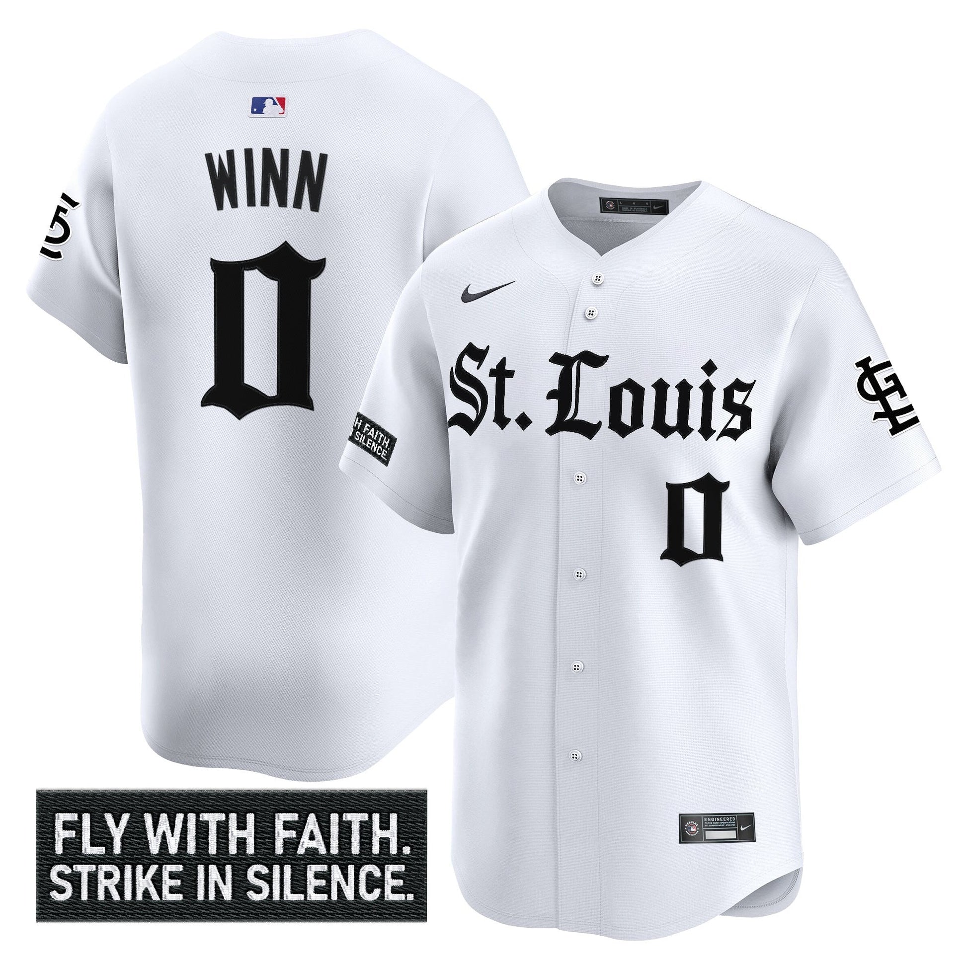 Men's St. Louis Cardinals 'Gothic Legacy Edition' Vapor Premier Limited Jersey - All Stitched