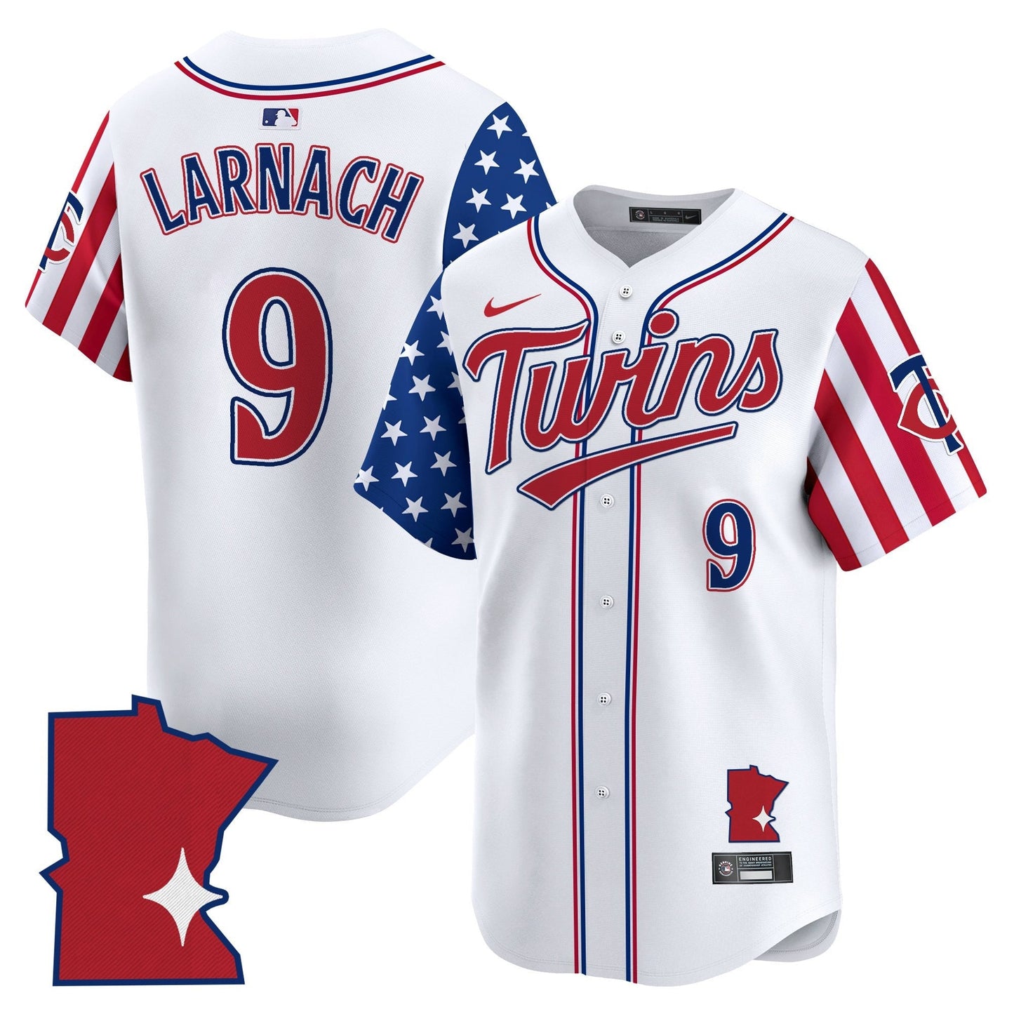 Men's Minnesota Twins 2025 Independence Day Vapor Premier Limited Jersey - All Stitched