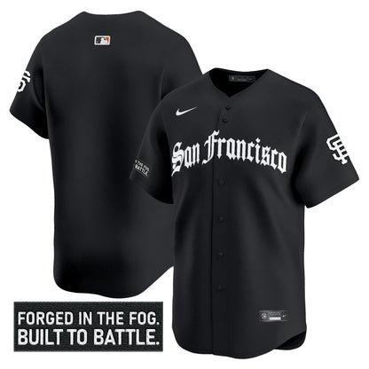 Men's San Francisco Giants 'Gothic Fog Edition' Vapor Premier Limited Jersey - All Stitched