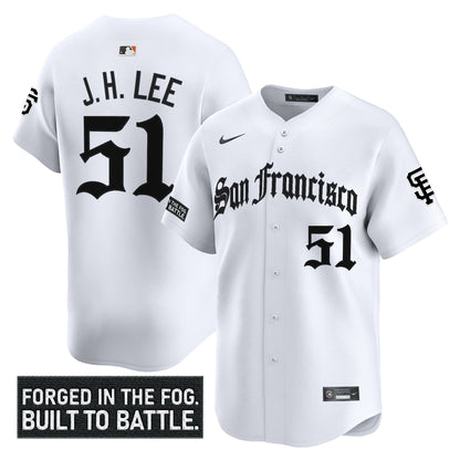 Men's San Francisco Giants 'Gothic Fog Edition' Vapor Premier Limited Jersey - All Stitched