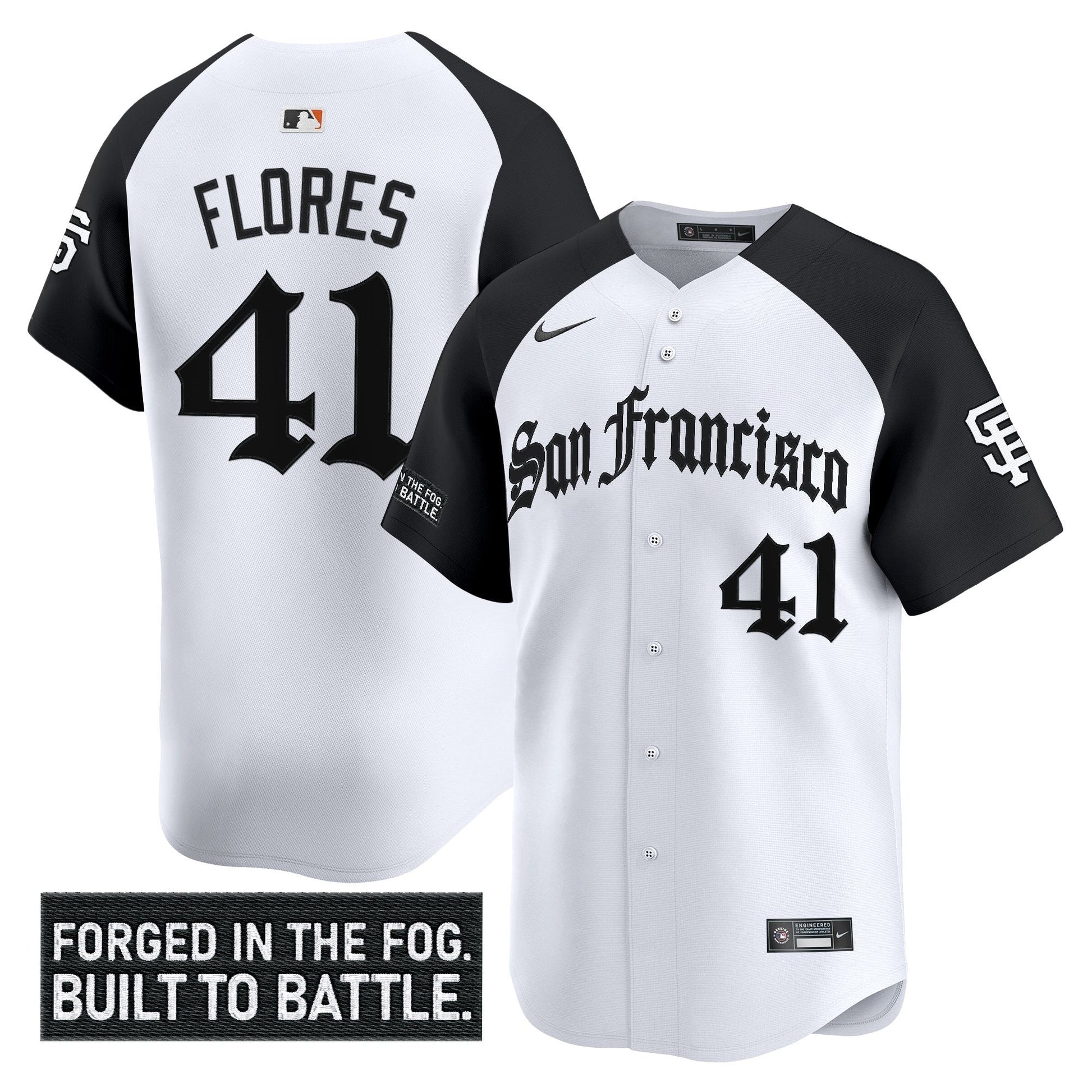 Men's San Francisco Giants 'Gothic Fog Edition' Vapor Premier Limited Jersey - All Stitched