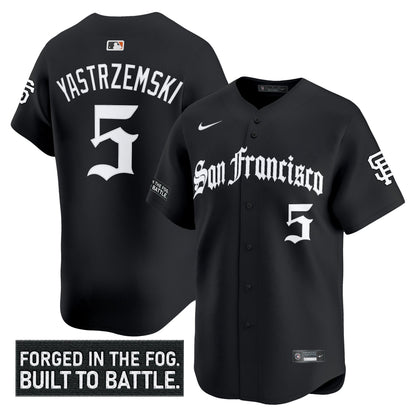 Men's San Francisco Giants 'Gothic Fog Edition' Vapor Premier Limited Jersey - All Stitched