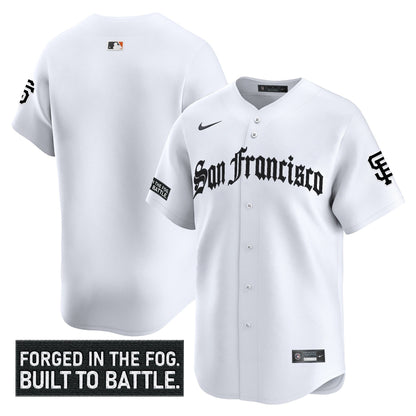 Men's San Francisco Giants 'Gothic Fog Edition' Vapor Premier Limited Jersey - All Stitched
