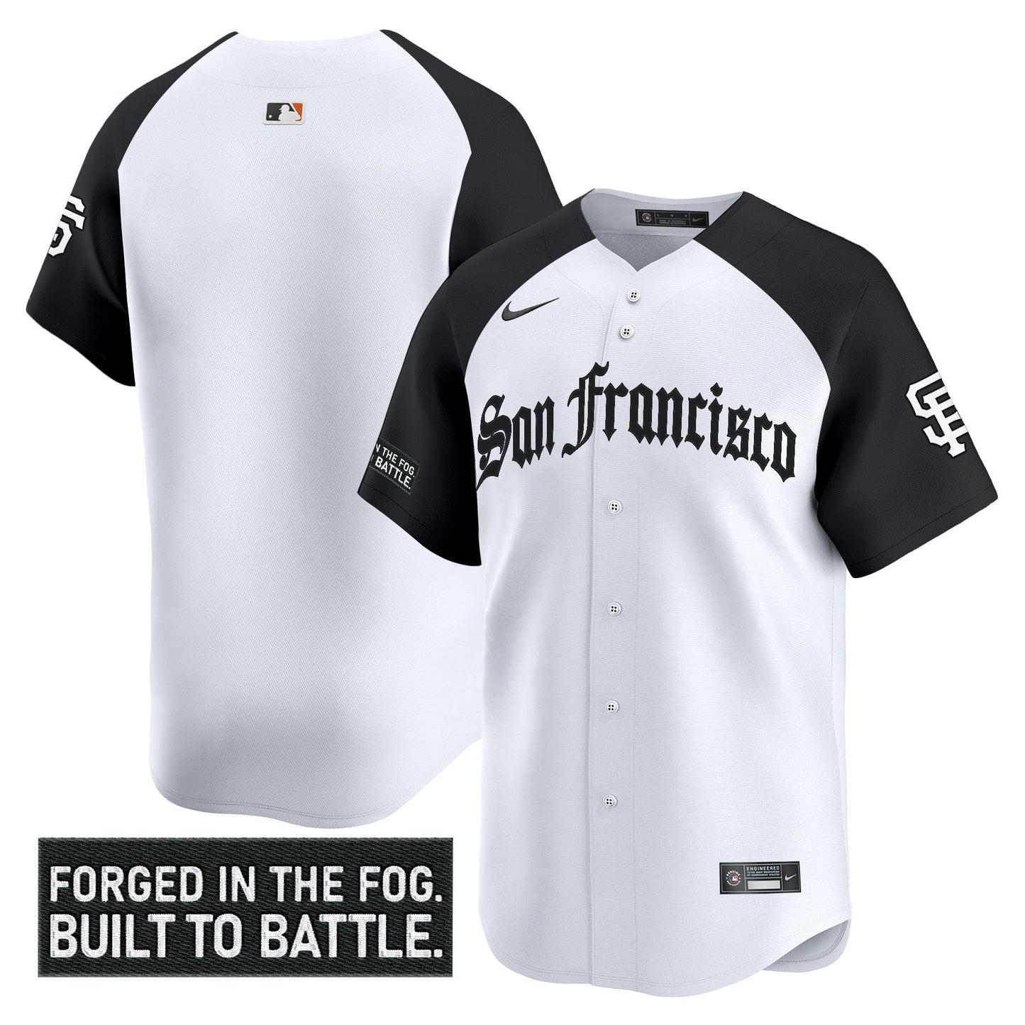 Men's San Francisco Giants 'Gothic Fog Edition' Vapor Premier Limited Jersey - All Stitched