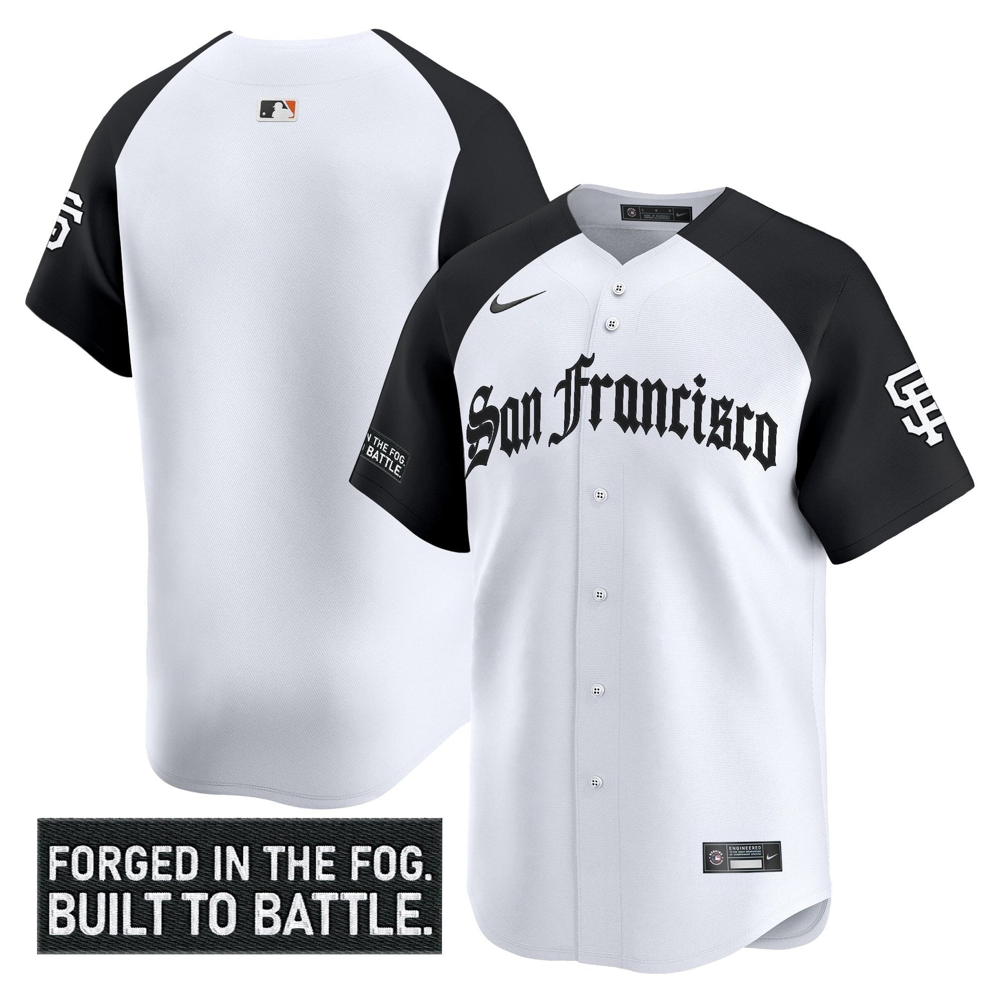 Men's San Francisco Giants 'Gothic Fog Edition' Vapor Premier Limited Jersey - All Stitched
