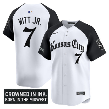 Men's Kansas City Royals 'Gothic Crown Edition' Vapor Premier Limited Jersey - All Stitched
