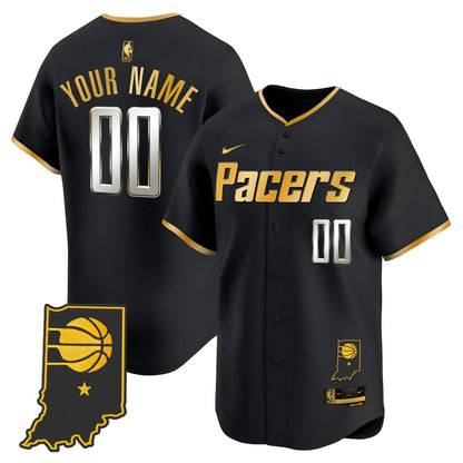 Indiana Pacers Vapor Baseball Custom Jersey - All Stitched