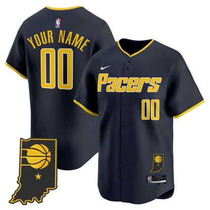 Indiana Pacers Vapor Baseball Custom Jersey - All Stitched