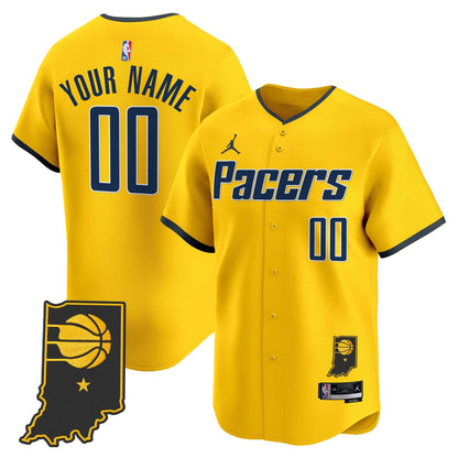 Indiana Pacers Vapor Baseball Custom Jersey - All Stitched