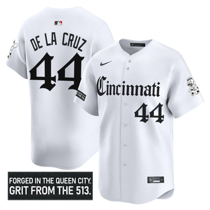 Men's Cincinnati Reds 'Gothic Queen City Edition' Vapor Premier Limited Jersey - All Stitched