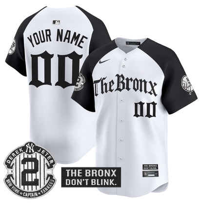 Yankees 'The Bronx - Gothic Ink Drop Edition' Vapor Premier Limited Custom Jersey - All Stitched