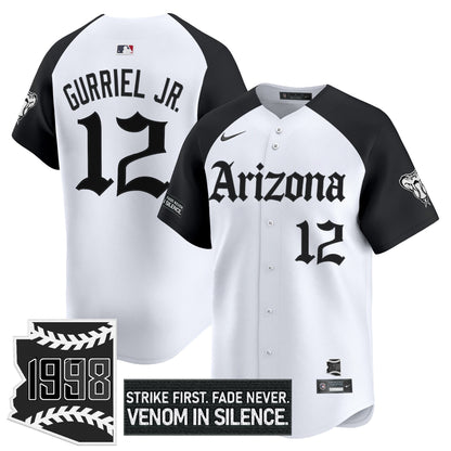 Men's Arizona Diamondbacks 'Gothic Desert Fang Edition' Vapor Premier Limited Jersey - All Stitched