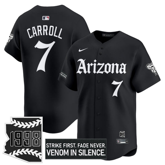 Men's Arizona Diamondbacks 'Gothic Desert Fang Edition' Vapor Premier Limited Jersey - All Stitched