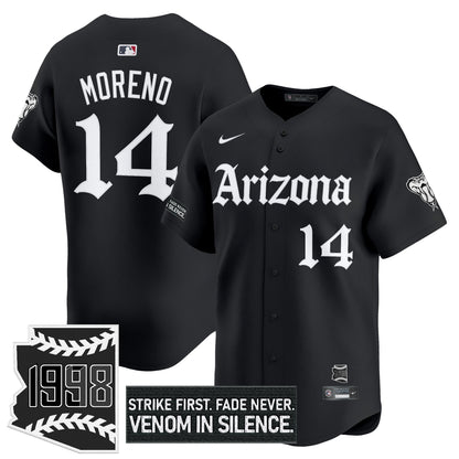 Men's Arizona Diamondbacks 'Gothic Desert Fang Edition' Vapor Premier Limited Jersey - All Stitched