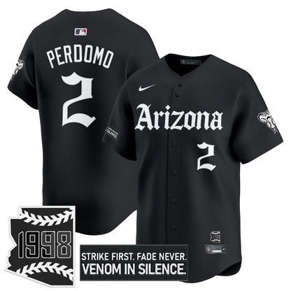 Men's Arizona Diamondbacks 'Gothic Desert Fang Edition' Vapor Premier Limited Jersey - All Stitched