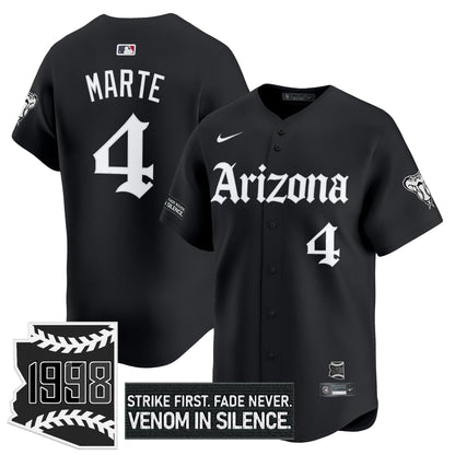 Men's Arizona Diamondbacks 'Gothic Desert Fang Edition' Vapor Premier Limited Jersey - All Stitched