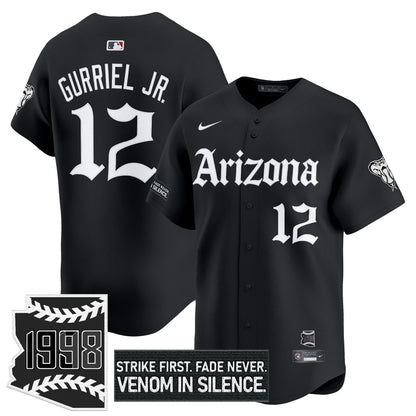 Men's Arizona Diamondbacks 'Gothic Desert Fang Edition' Vapor Premier Limited Jersey - All Stitched