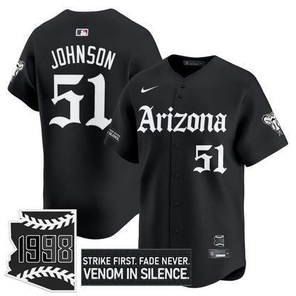 Men's Arizona Diamondbacks 'Gothic Desert Fang Edition' Vapor Premier Limited Jersey - All Stitched