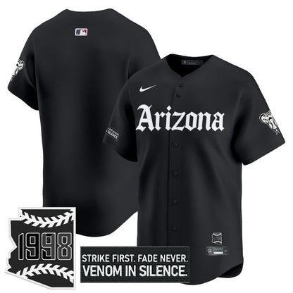 Men's Arizona Diamondbacks 'Gothic Desert Fang Edition' Vapor Premier Limited Jersey - All Stitched