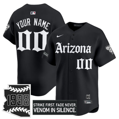 Arizona Diamondbacks 'Gothic Desert Fang Edition' Vapor Premier Limited Custom Jersey - All Stitched