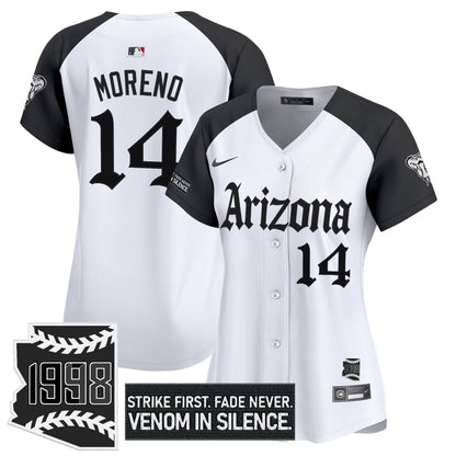 Women's Arizona Diamondbacks 'Gothic Desert Fang Edition' Vapor Premier Limited Jersey - All Stitched