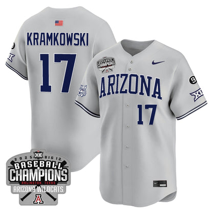Men's Arizona Wildcats 2025 Big 12 Champions Vapor Premier Limited Jersey - All Stitched