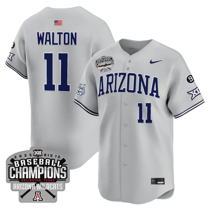 Men's Arizona Wildcats 2025 Big 12 Champions Vapor Premier Limited Jersey - All Stitched