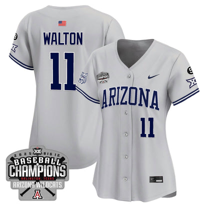 Women's Arizona Wildcats 2025 Big 12 Champions Vapor Premier Limited Jersey - All Stitched