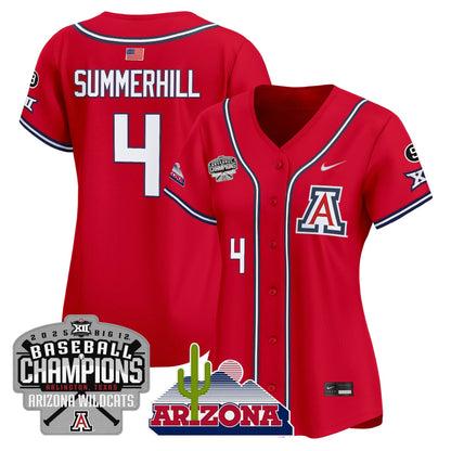 Women's Arizona Wildcats 2025 Big 12 Champions Vapor Premier Limited Jersey - All Stitched