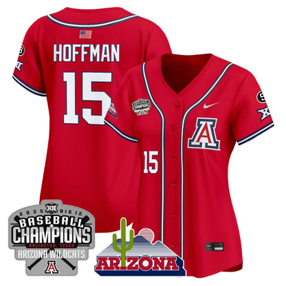 Women's Arizona Wildcats 2025 Big 12 Champions Vapor Premier Limited Jersey - All Stitched