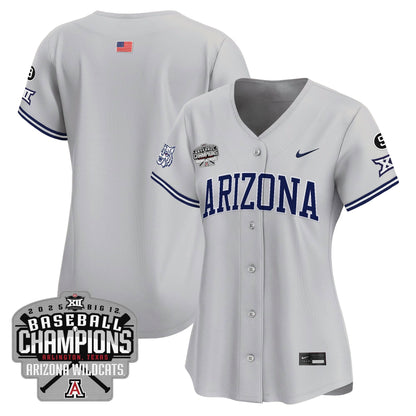 Women's Arizona Wildcats 2025 Big 12 Champions Vapor Premier Limited Jersey - All Stitched